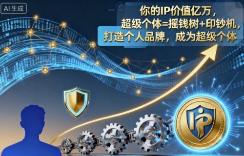 你的IP价值亿万，超级个体=摇钱树+印钞机，打造个人品牌，成为超级个体-知计