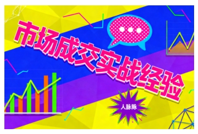 市场成交实战经验，从认知觉醒到实操落地，快速掌握市场开拓与成交核心能力-知计
