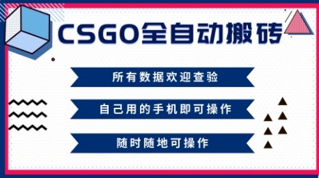 CSGO全自动搬砖，年底钱回家好项目，当天可拿到结果，新手小白轻松月入1W+【揭秘】-知计