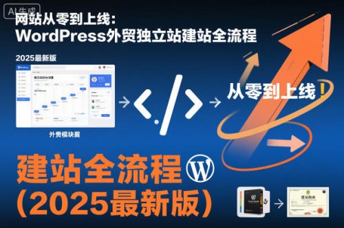 网站从零到上线：WordPress外贸独立站建站全流程(2025最新版)-知计