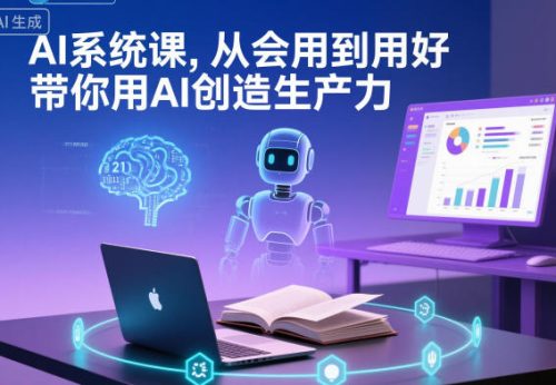 AI系统课,从会用到用好,带你用AI创造生产力-知计