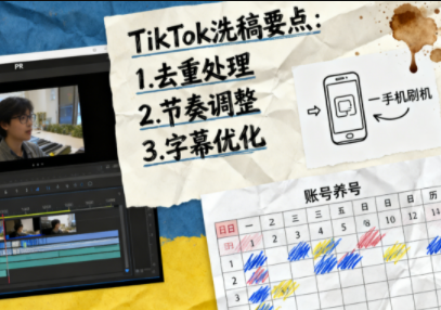 TikTok洗稿剪辑全流程课-知计