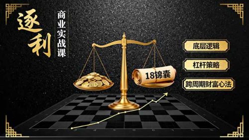 《逐 利》商业实战课,底层逻辑、杠杆策略、18锦囊,跨周期财富心法(更新