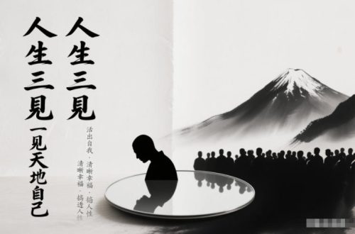 人生三见一见天地见众生见自己，活出自我拥有清晰幸福人生，搞透人性