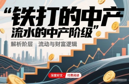 付费文章：铁打的中产，流水的中产阶级-知计