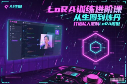 LoRA训练进阶课，从生图到炼丹，打造私人定制LoRA模型-知计