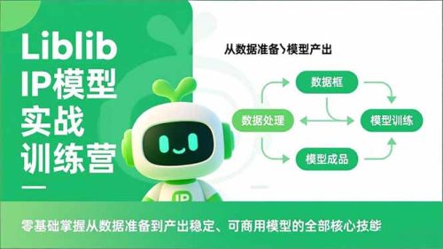 Liblib IP模型实战训练营，零基础掌握从数据准备到产出稳定、可商用模型的全部核心技能