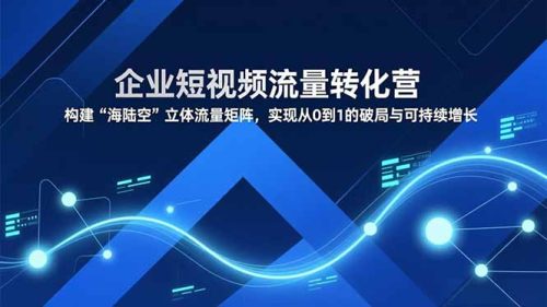 企业短视频流量转化营，构建“海陆空”立体流量矩阵，实现从0到1的破局与可持续增长-知计