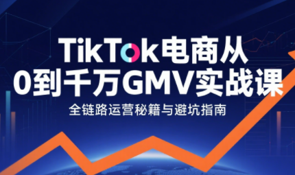 三千老师·TikTok电商从0到千万GMV实战课(更新)-知计