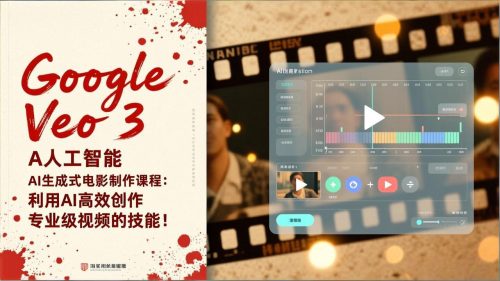 Google Veo 3人工智能AI生成式电影制作课程：利用AI高效创作专业级视频的技能！-知计