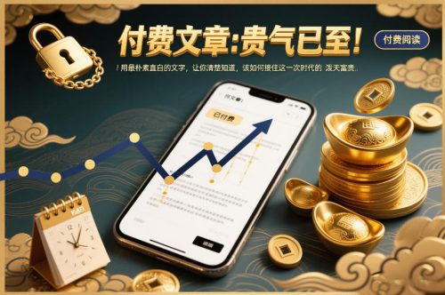 付费文章：贵气已至！用最朴素直白的文字，让你清楚知道，该如何接住这一次时代的泼天富贵-知计