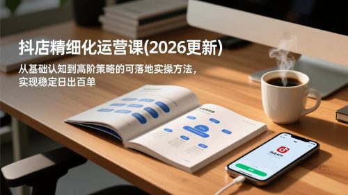 抖店精细化运营课(2026更新-知计
