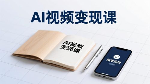 AI视频变现课，学完即可创作短片、接商单，实现副业增收，单项目报价可达千元-知计