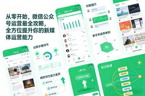 从零开始，微信公众号运营最全攻略，全方位提升你的新媒体运营能力-知计