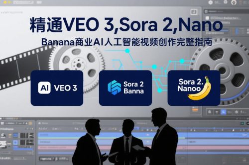 精通VEO 3，Sora 2，Nano Banana商业AI人工智能视频创作完整指南-知计