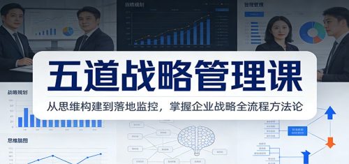五道战略管理课：从思维构建到落地监控，掌握企业战略全流程方法论-知计