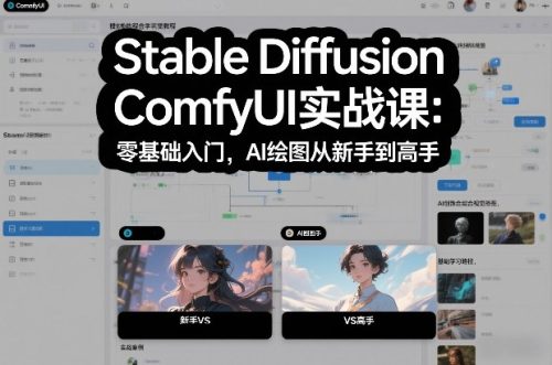 Stable Diffusion ComfyUI实战课：零基础入门，AI绘图从新手到高手-知计
