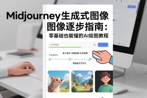 Midjourney生成式图像逐步指南：零基础也能懂的AI绘图教程