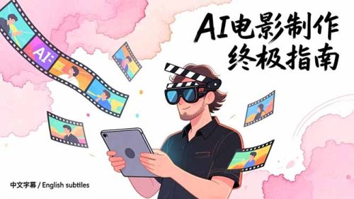 AI电影制作终极指南：从创意到成片，系统掌握智能影视全流程实战课(中英字幕-知计
