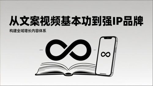2026内容获客系统课：从文案视频基本功到强IP品牌，构建全域增长内容体系-知计