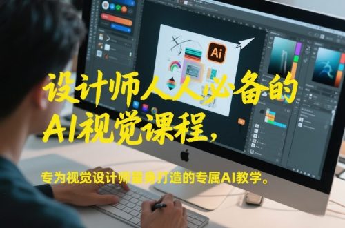 设计师人人必备的AI视觉课程，专为视觉设计师量身打造的专属AI教学-知计