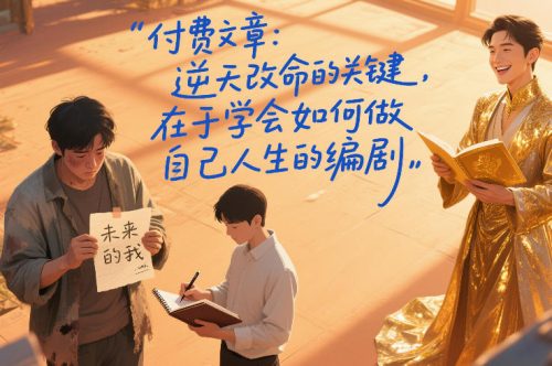 付费文章：逆天改命的关键，在于学会如何做自己人生的编剧-知计