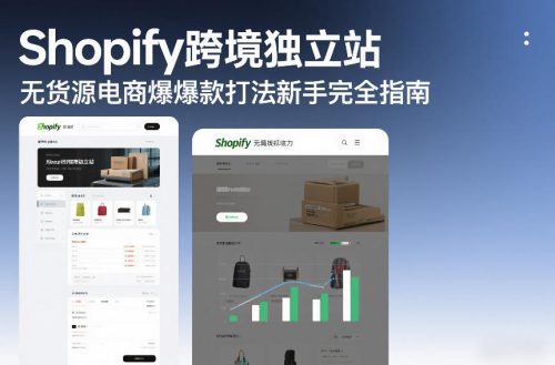 Shopify跨境独立站无货源电商爆款打法新手完全指南-知计
