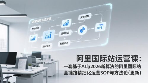 阿里国际站运营课:一套基于AI与2026新算法的阿里国际站全链路精细化运营SOP与方法论(更新-知计