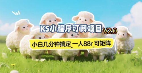 【新一期】小程序订阅_小白几分钟70-80r，可矩阵(已测到账)-知计