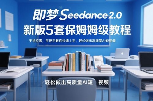 即梦Seedance2.0新版5套保姆级教程，干货拉满，手把手教你快速上手，轻松做出高质量AI短视频-知计