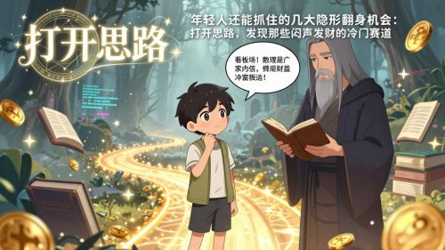 付费文1+2：年轻人还能抓住的几大隐形翻身机会：打开思路，发现那些闷声发财的冷门赛道-知计